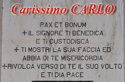 Carlo prega per noi